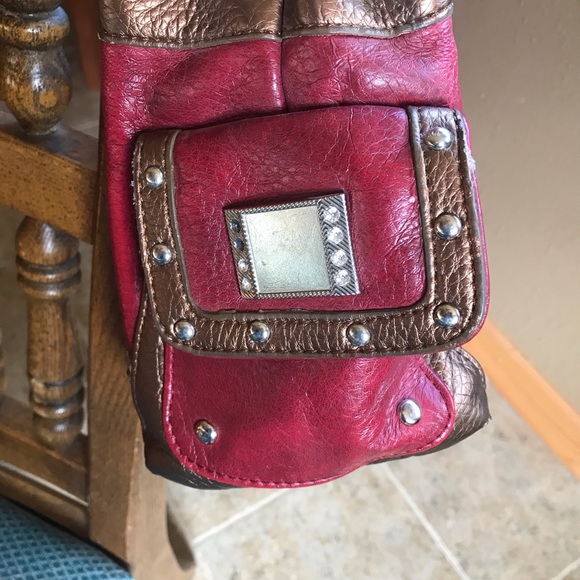 Bling Red/Gold Handbag - Picture 3 of 6